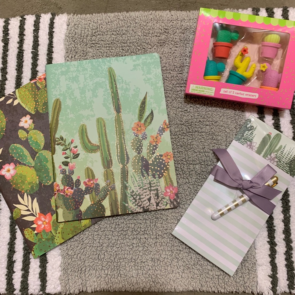 🌵 🎁 Gift Set Cactus Edition - Notebook/Eraser